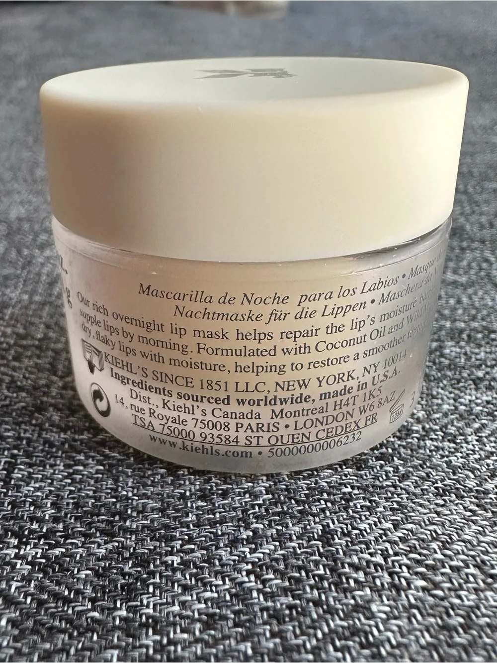 NEW Kiehl’s Buttermask For Lips Overnight Lip Treatment Coconut Oil .35oz SEALED